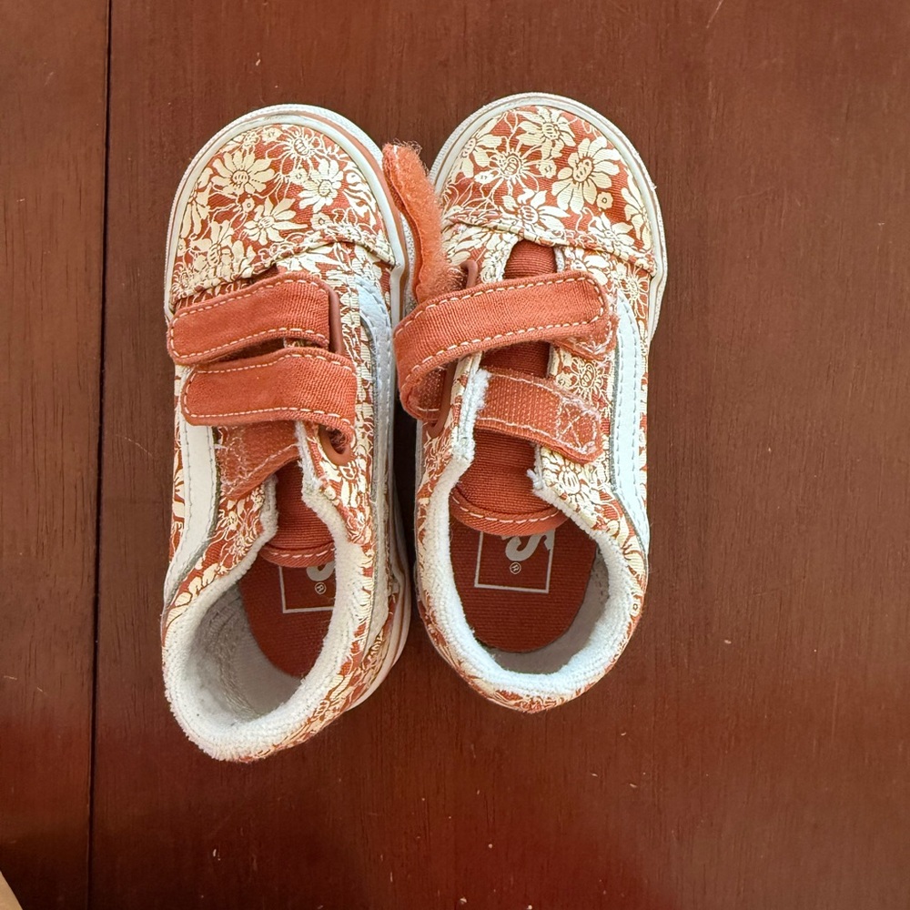 Vans Kids Sneakers - Orange Floral
